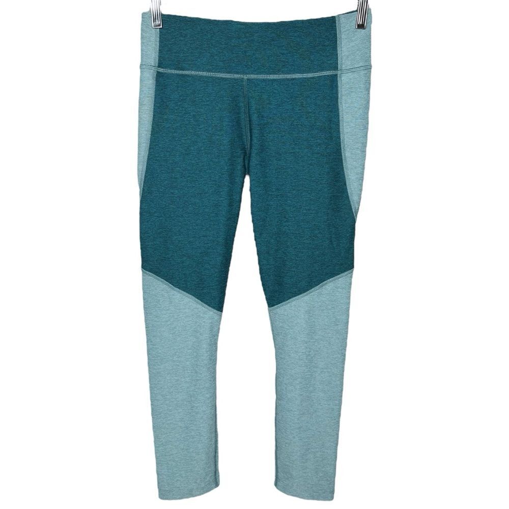 Madewell x Outdoor Voices 3/4 Warmup Leggings sz M * Mint Teal Green